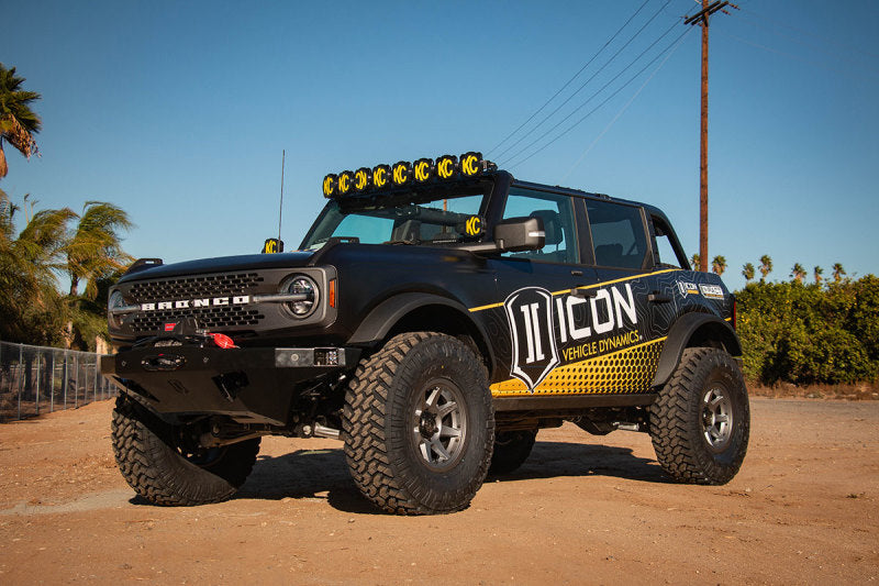 ICON Rebound Pro 17x8.5 6x5.5 0mm Offset 4.75in BS 106.1mm Bore Titanium Wheel - awdtuningtx