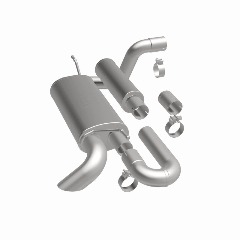 MagnaFlow 18-23 Jeep Wrangler JL 2.0L/3.6L Overland Series Axle-Back Exhaust - awdtuningtx