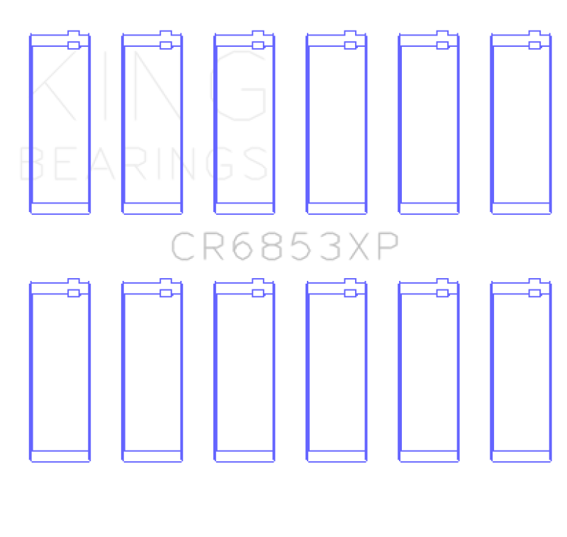 King BMW (Size STD) Performance Rod Bearing Set - awdtuningtx