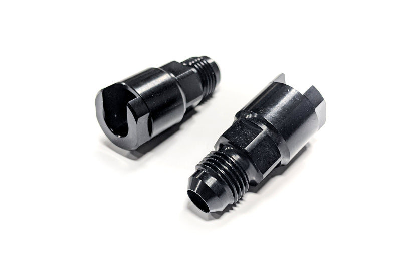 Haltech Flex Fuel Fittings 3/8 (GM Spring Lock) to -6AN Male (Incl Two Fittings) - awdtuningtx