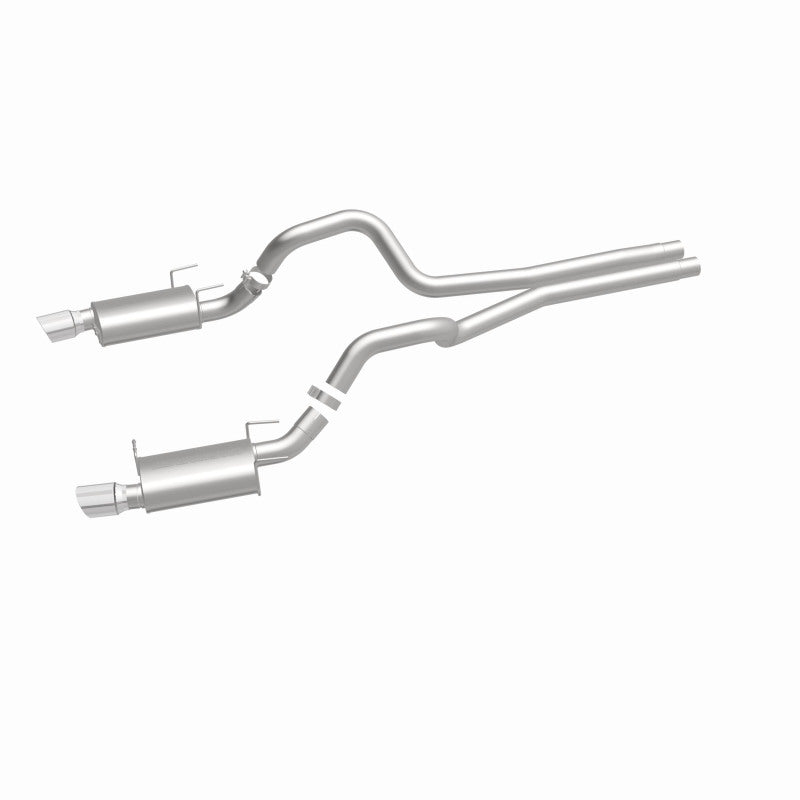 MagnaFlow 13 Ford Mustang Dual Split Rear Exit Stainless Cat Back Performance Exhaust (Street) - awdtuningtx