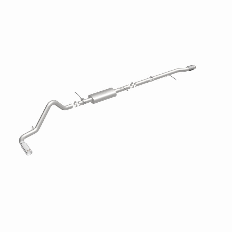 Magnaflow 14 Chevy Silverado V8 5.3L CC/EC Cab Single P/S Rear Exit Stainless Cat Back Perf Exhaust - awdtuningtx