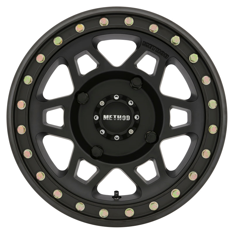 Method MR405 UTV Beadlock 15x7 / 5+2/38mm Offset / 4x156 / 132mm CB Matte Black Wheel - awdtuningtx