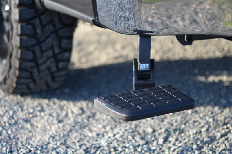 AMP Research 21-22 Ford F150 BedStep (Does Not Work w/Dual Exhaust) - Black - awdtuningtx