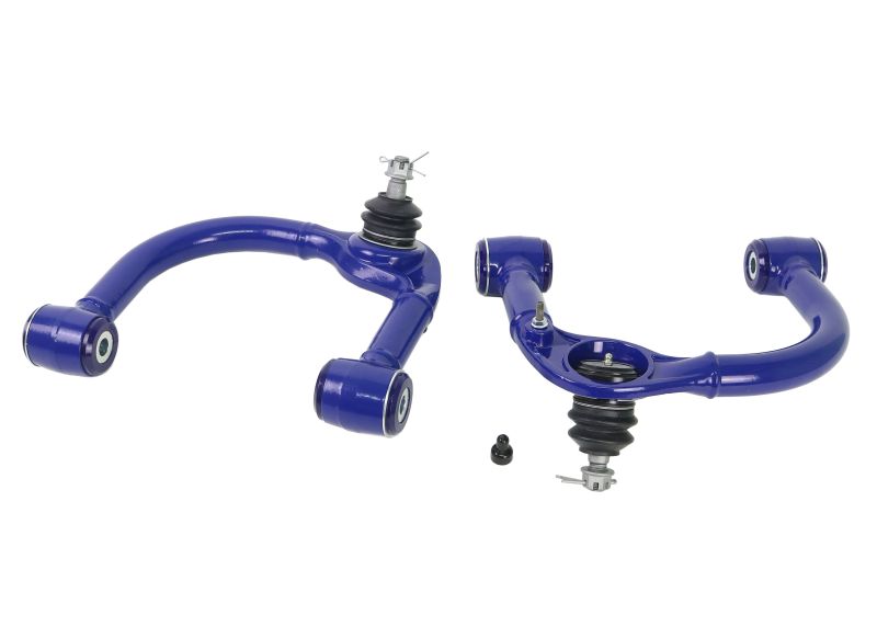 SuperPro 03-23 Toyota 4Runner / 10-23 Lexus GX460 Fixed Offset Front Upper Control Arm Set - awdtuningtx