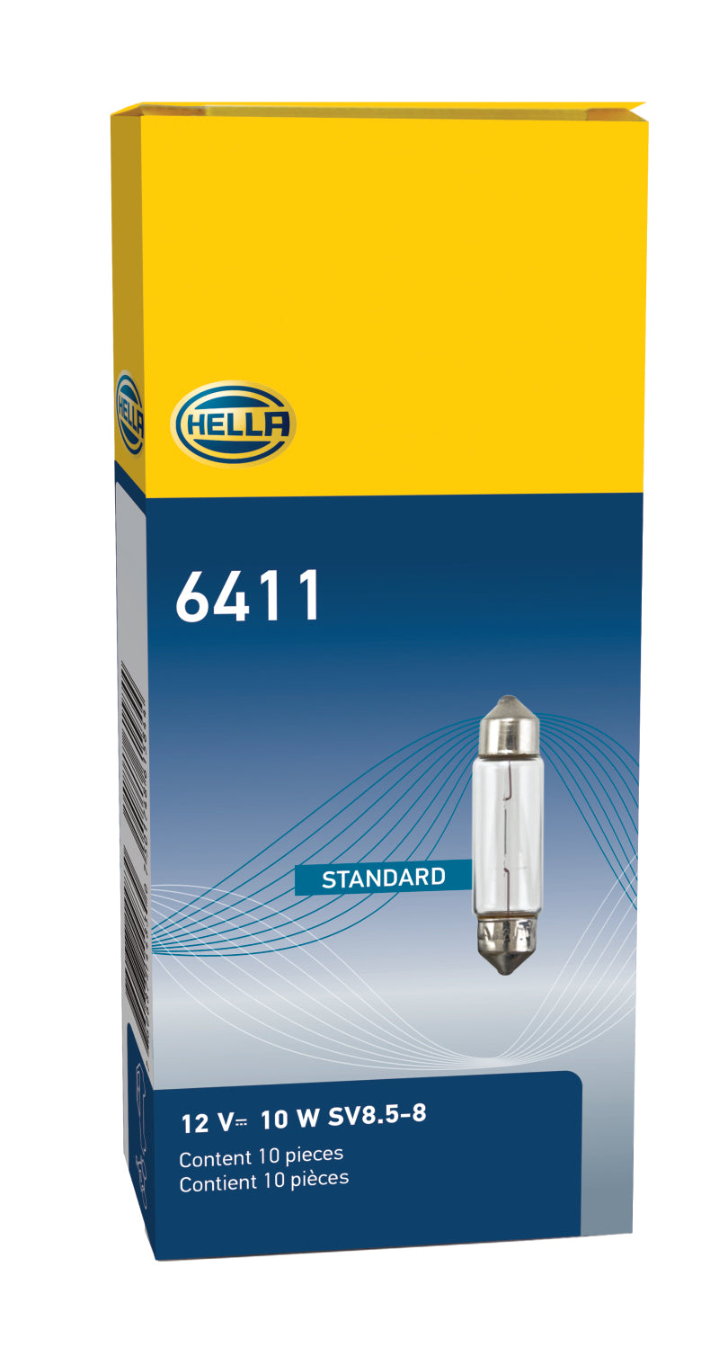 Hella Universal Clear 12V 10W 10x41mm T3.25 Bulb - awdtuningtx
