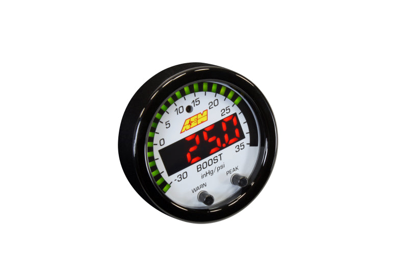 AEM X-Series Boost Pressure -30inHg 35psi Gauge - awdtuningtx