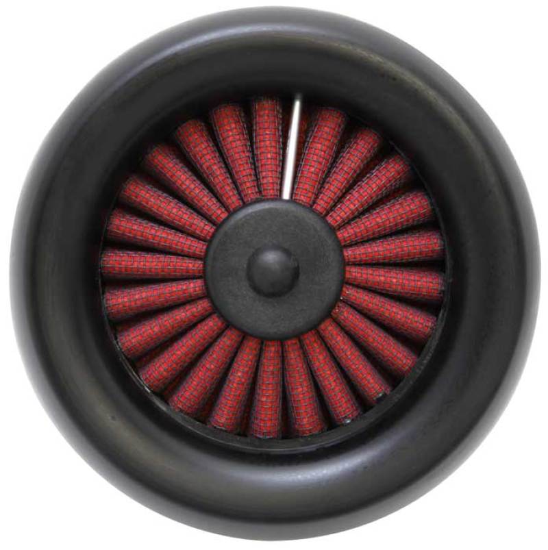 AEM DryFlow Air Filter - Round Tapered 5in Top OD x 6 Base OD x 5.563in H x 3in Flange ID - awdtuningtx