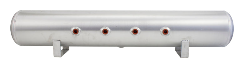Air Lift 5 Gal Alum Air Tank - (4) 3/8in Face Ports & 1/4in Drain Port - 36in L X 6in D - awdtuningtx