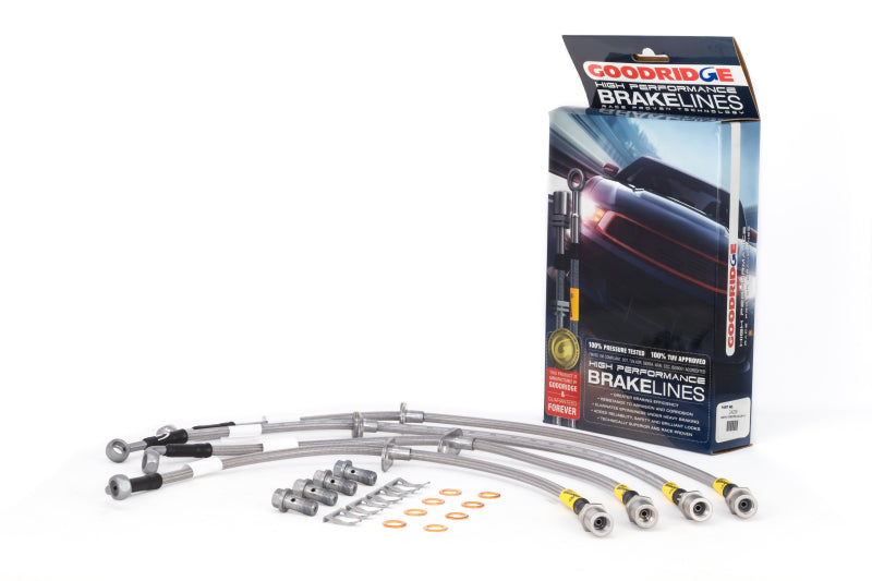 Goodridge 13-15 Subaru Crosstrek XV (All Models) SS Brake Line Kit - awdtuningtx