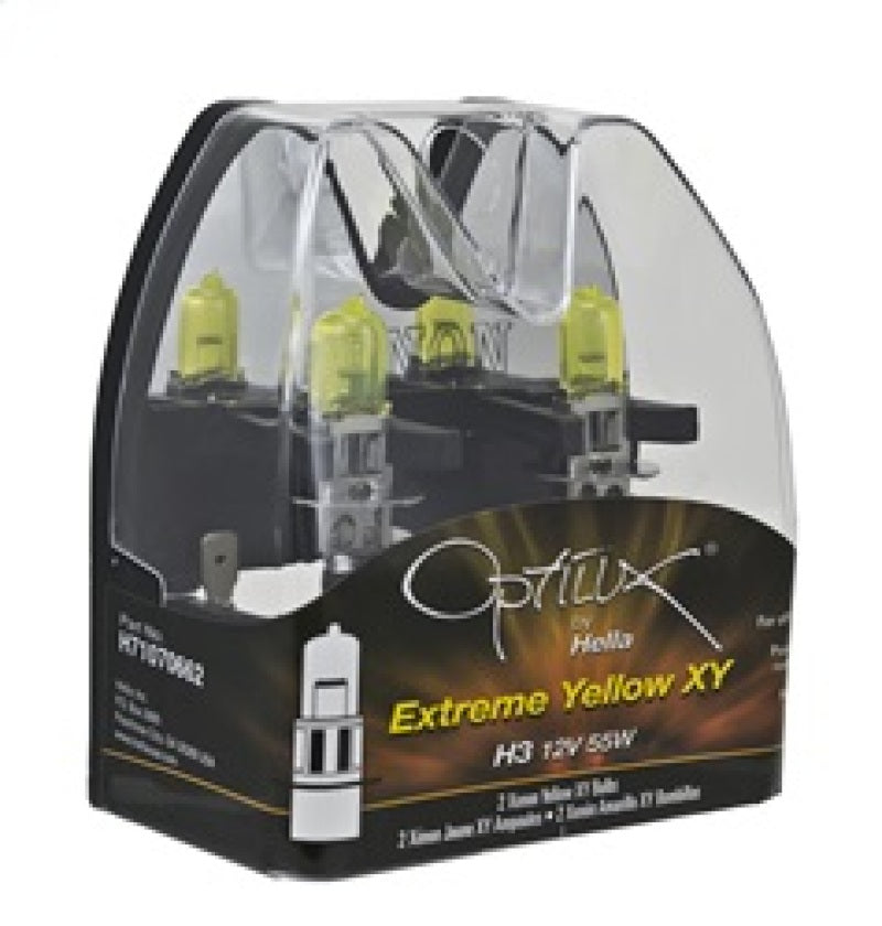 Hella Optilux H3 12V/55W XY Extreme Yellow Bulb - awdtuningtx