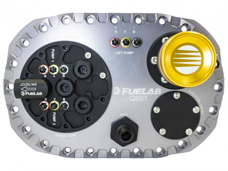 Fuelab Quick Service Surge Tank w/No Lift Pump & No Surge Pump - Titanium - awdtuningtx