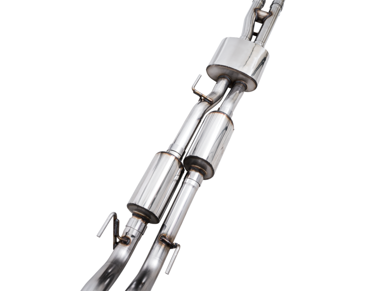 AWE 16-22 Toyota Tacoma 0FG Catback Exhaust w/ BashGuard - Dual Diamond Black Tips - awdtuningtx