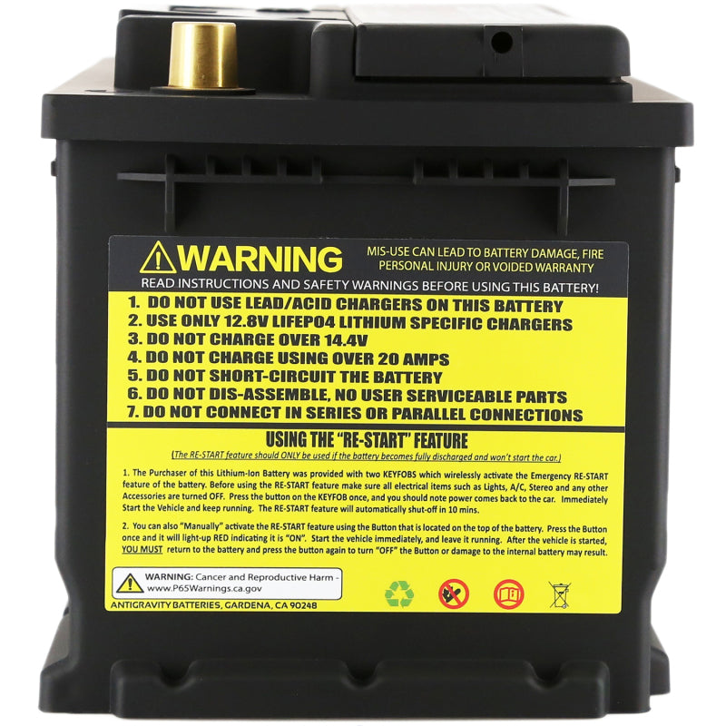 Antigravity H7/Group 94R Lithium Car Battery w/Re-Start - awdtuningtx