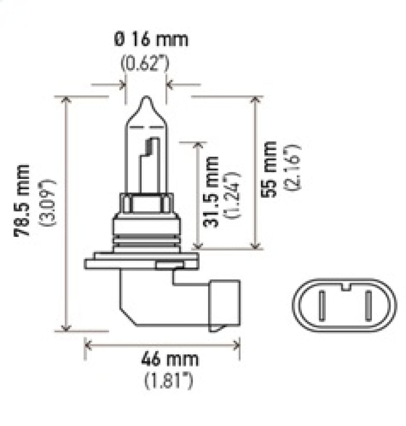 Hella HB3 9005 12V 100W Xenon White XB Bulb (Pair) - awdtuningtx