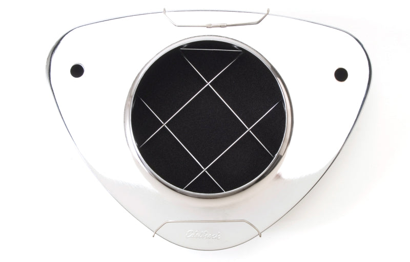 Edelbrock Air Cleaner Pro-Flo 1000 Series Triangular Steel Top 11 375In X 8 375In X 3In Chrome - awdtuningtx