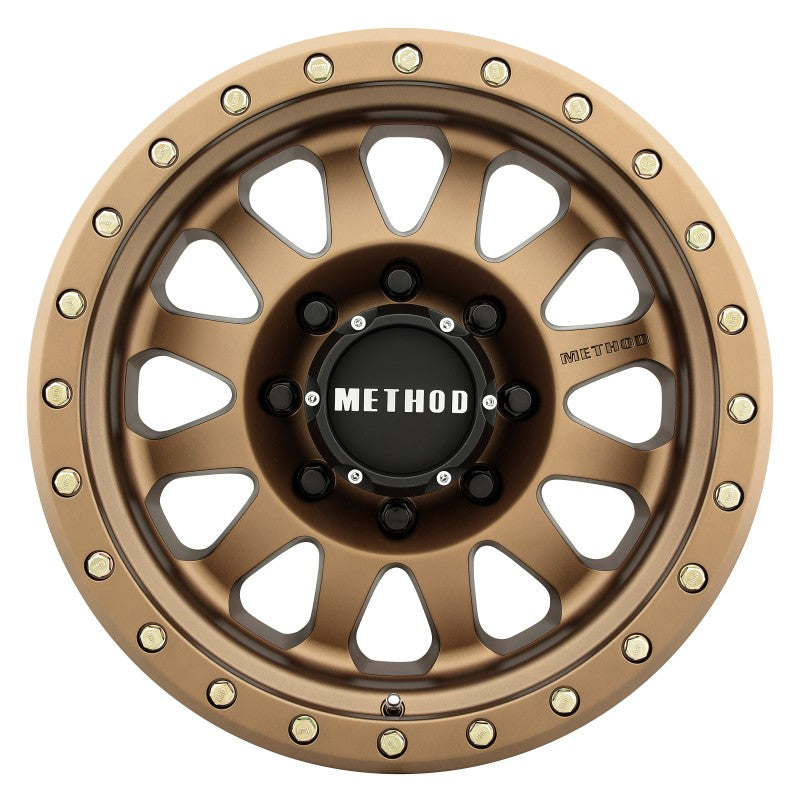 Method MR304 Double Standard 17x8.5 0mm Offset 8x170 130.81mm CB Method Bronze Wheel - awdtuningtx