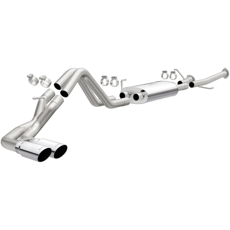 MagnaFlow 14 Toyota Tundra V8 4.6L/5.7L Stainless C/b Exhaust Dual same side pass. rear tire - awdtuningtx