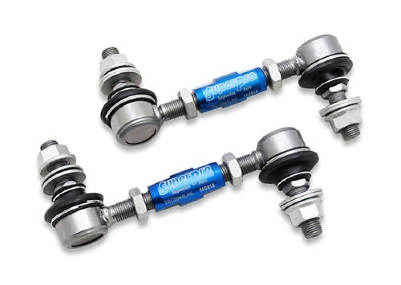 SuperPro 2015 BMW 228i Base Rear HD Adjustable End Link Set (10mm Studs 125mm-145mm Length) - awdtuningtx