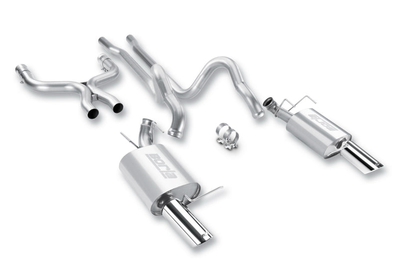 Borla 2011-2012 Mustang GT 5.0L 8cyl 6spd RWD Agressive ATAK Catback Exhaust - awdtuningtx