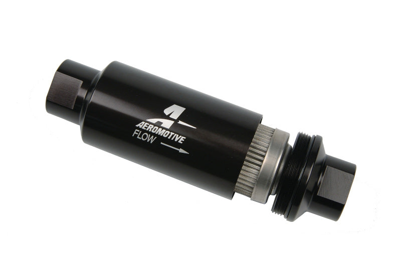 Aeromotive In-Line Filter - AN-10 - Black - 100 Micron - awdtuningtx