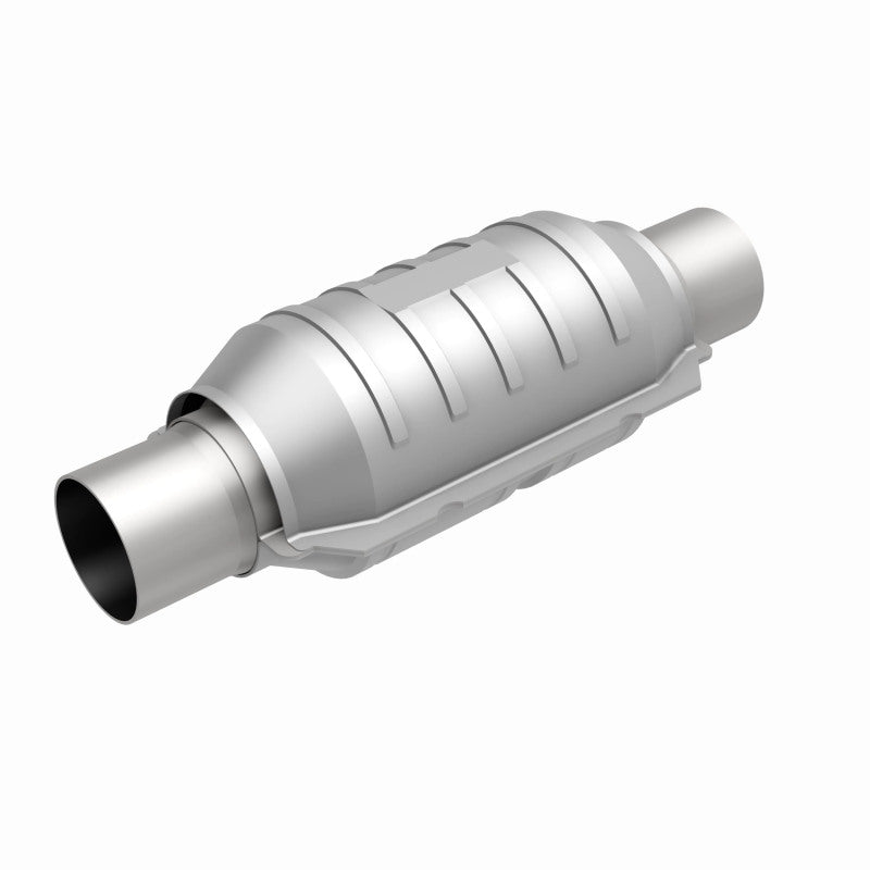 MagnaFlow Conv Univ 3in Inlet/Outlet Center/Center Round 9in Body L x 5.125in W x 13in Overall L - awdtuningtx