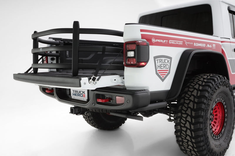 AMP Research 20-22 Jeep Gladiator (Does Not Work w/Tonneau Cvrs) Bedxtender HD Sport - Black - awdtuningtx