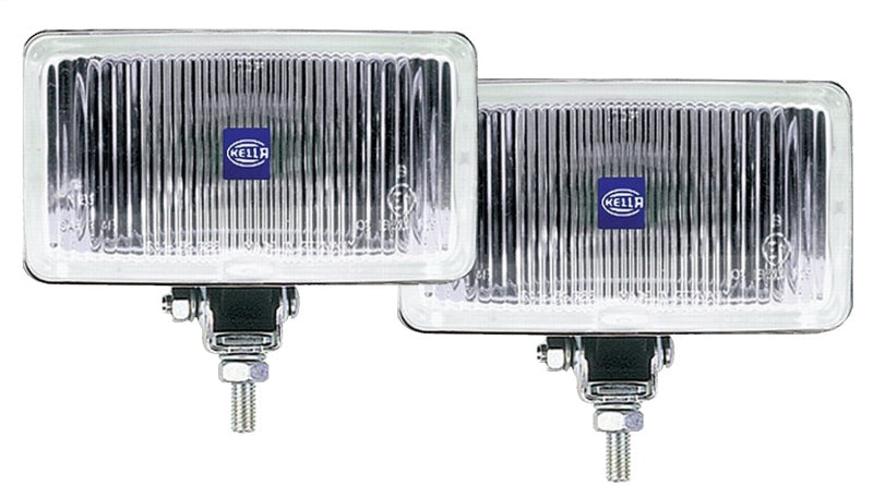 Hella 450 H3 12V SAE/ECE Fog Lamp Kit Clear - Rectangle (Includes 2 Lamps) - awdtuningtx