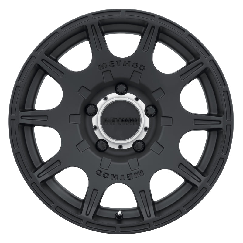 Method MR308 Roost 17x8.5 0mm Offset 5x5 71.5mm CB Matte Black Wheel - awdtuningtx