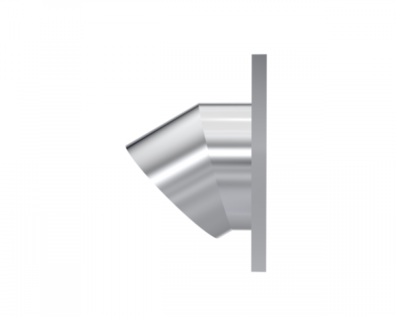 QTP Bolt-On QTEC Low Profile Oval Turn Down - awdtuningtx