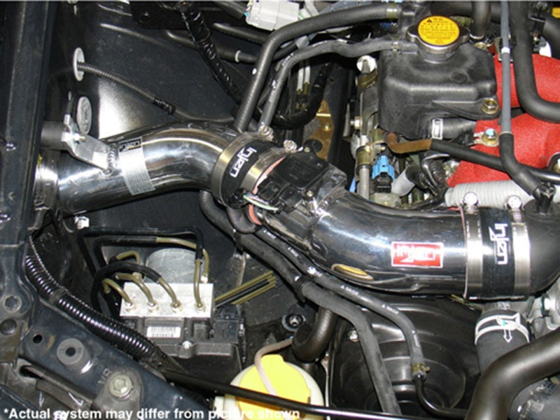 Injen 04-07 STi / 06-07 WRX 2.5L Wrinkle Red Cold Air Intake - awdtuningtx