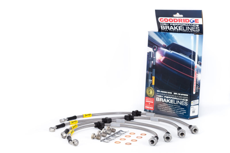 Goodridge 99-00 Honda Civic Si (w/ rear disc) Brake Lines - awdtuningtx
