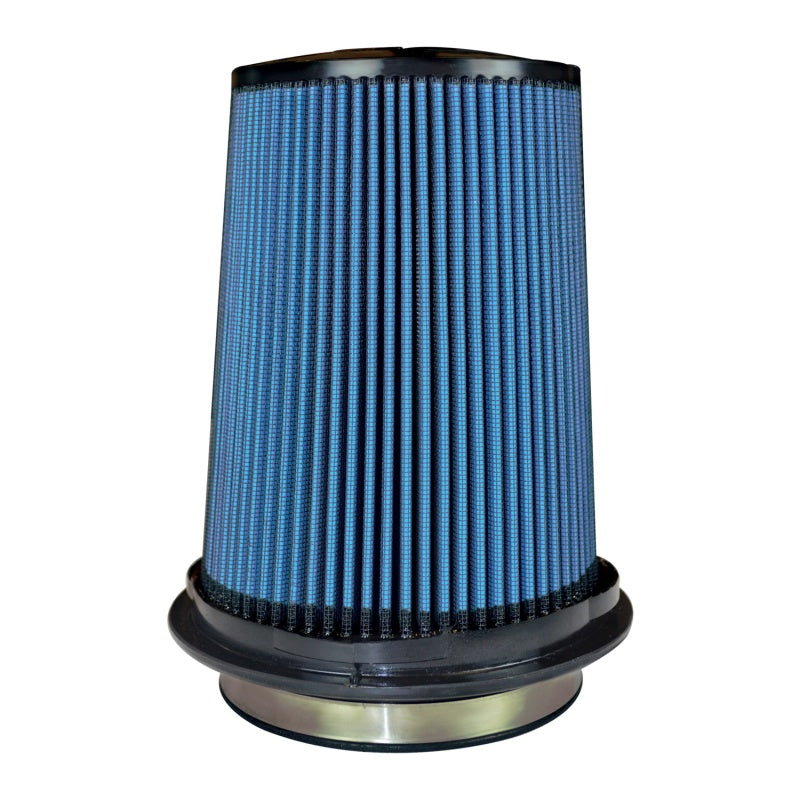 Injen SuperNano Web Dry Air Filter - 5in Flange ID / 7in Base / 7.9in Media Height / 5in Top - awdtuningtx
