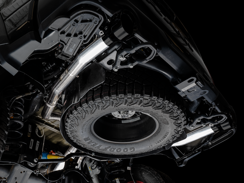 AWE Tuning 2021 RAM 1500 TRX 0FG Cat-Back Exhaust - Diamond Black Tips - awdtuningtx
