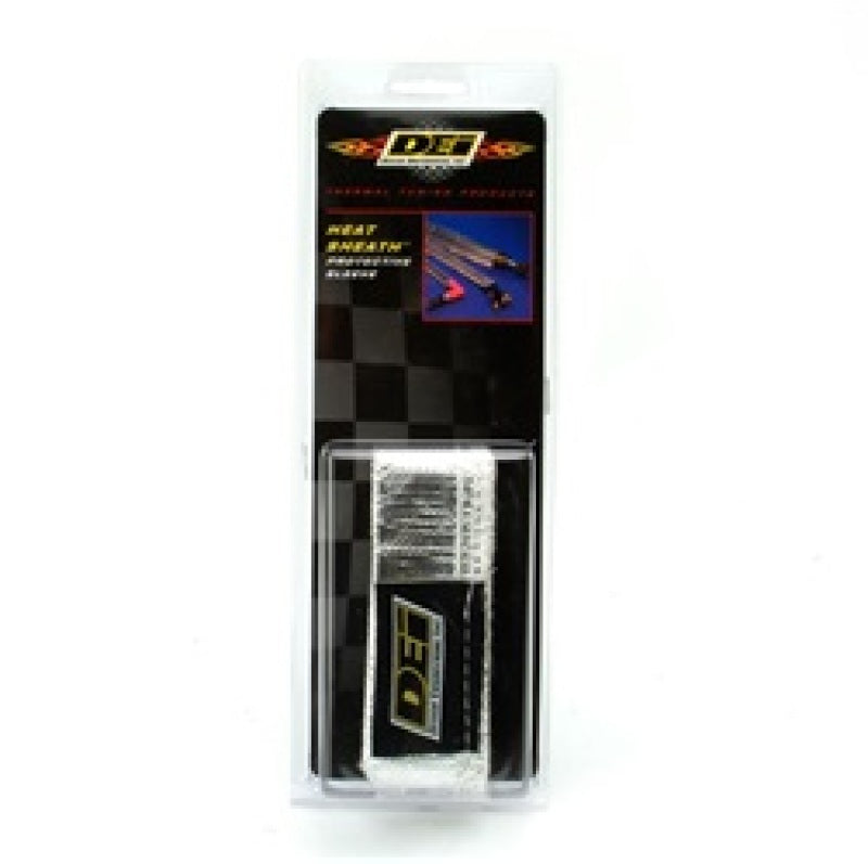 DEI Heat Sheath 3/4in x 3ft - Aluminized Sleeving - Sewn Edge - awdtuningtx