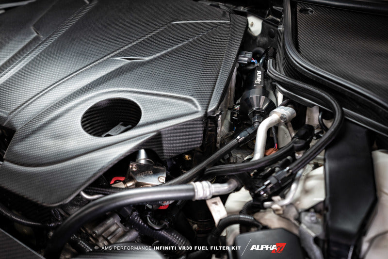AMS Performance Infiniti Q50/Q60 Red Alpha Flex Fuel Filter Kit (For Use w/ AMS Flex Fuel Kit) - awdtuningtx