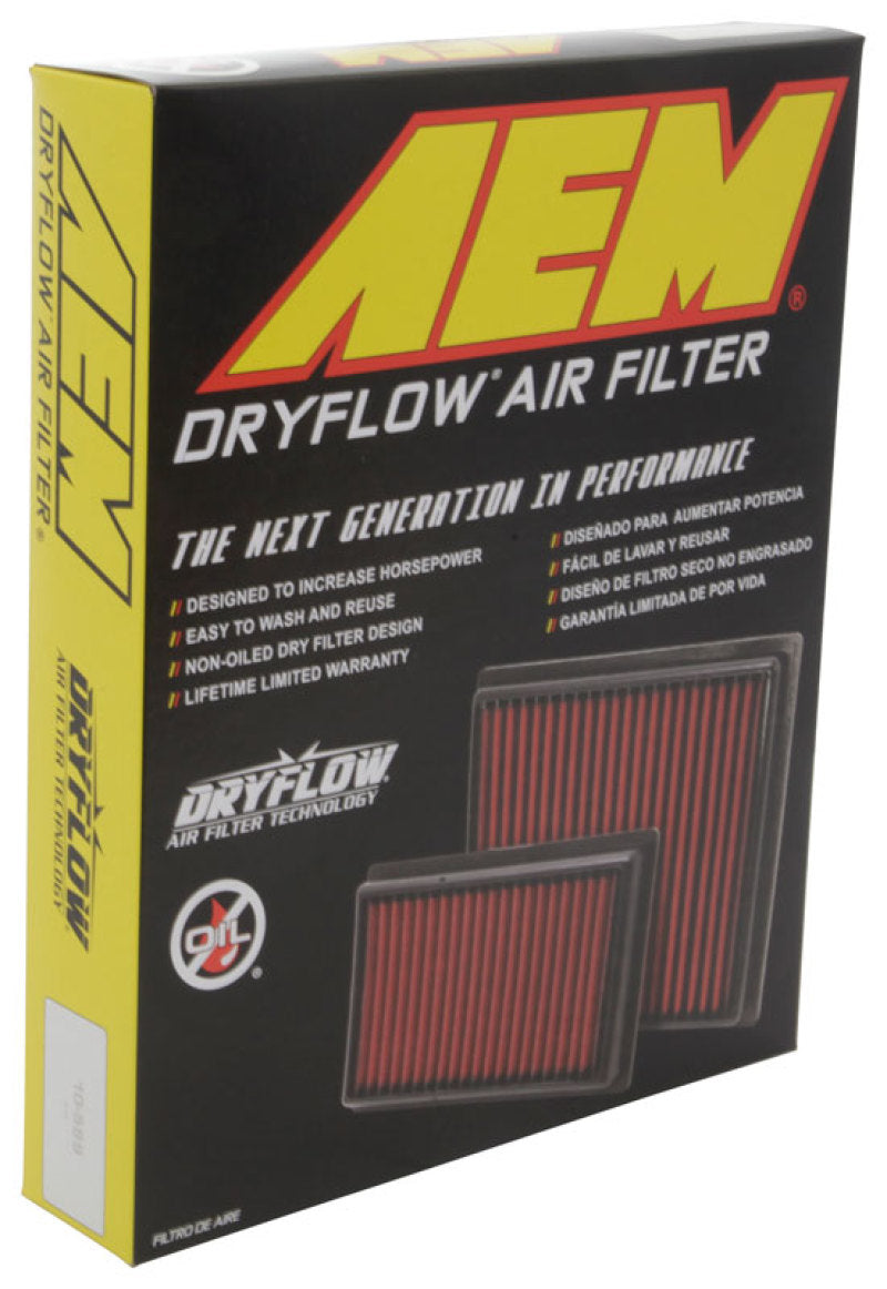 AEM 12-20 Chevrolet Malibu 1.5L/1.8L/2.0L DryFlow Air Filter - awdtuningtx