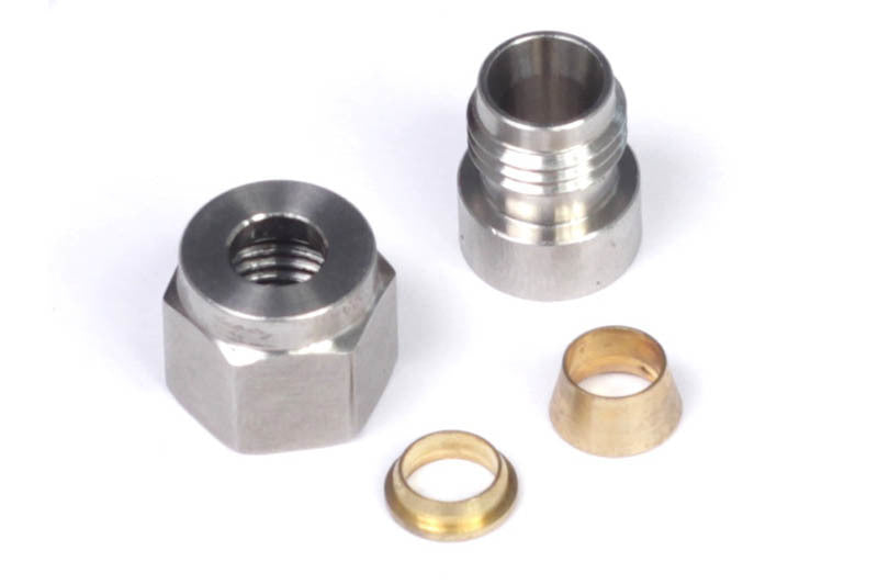 Haltech 1/4in Stainless Steel Weld-On Kit (Incl Nut & Ferrule) - awdtuningtx