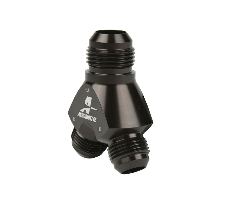 Aeromotive Y-Block - AN-12 - 2x AN-10 - awdtuningtx