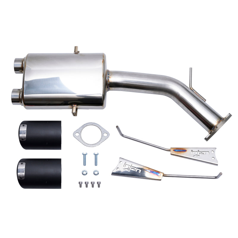 Injen 19-21 Hyundai Veloster L4 1.6L Turbo Performance Stainless Steel Axle Back Exhaust System - awdtuningtx