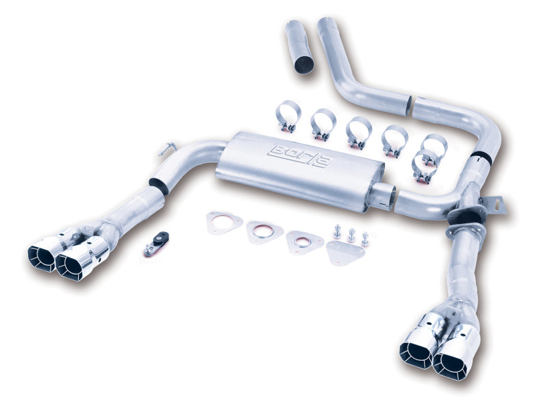 Borla 98-01 CAMARO/TRANS AM 5.7L V8 AT/MT Catback Exhaust Quad Tips - awdtuningtx