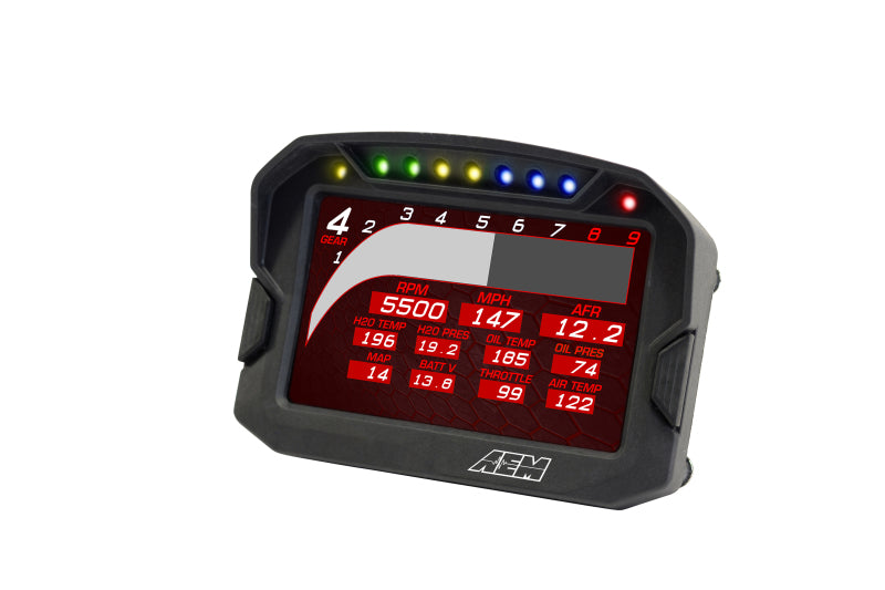 AEM CD-5G Carbon Digital Dash Display w/ Interal 10Hz GPS & Antenna - awdtuningtx