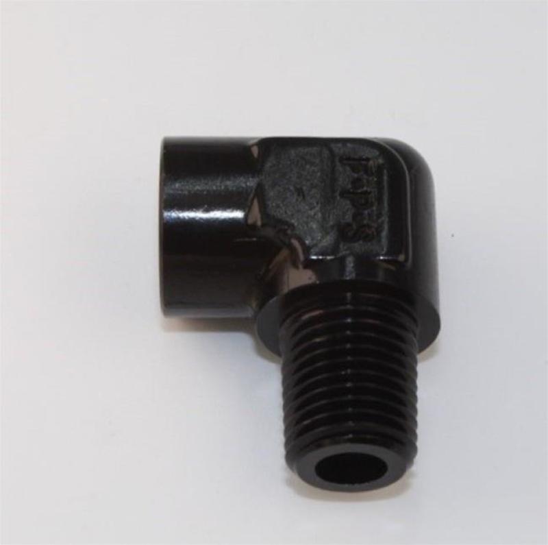 Fragola 1/8 Pipe 90 Degree Elbow Male/Female - Black - awdtuningtx