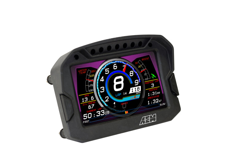AEM CD-5LG Carbon Logging Digital Dash Display w/ Internal 10Hz GPS & Antenna - awdtuningtx