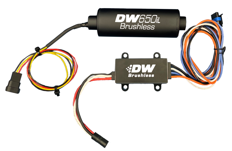 DeatschWerks DW650iL Series 650LPH In-Line External Fuel Pump w/ PWM Controller - awdtuningtx