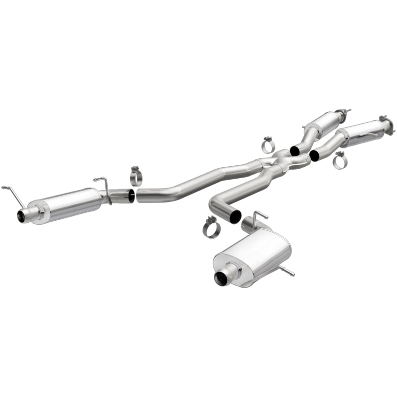 MagnaFlow 12 Jeep Grand Cherokee V8 6.4L Dual Split Rear Exit Stainless Cat Back Performance Exhaust - awdtuningtx
