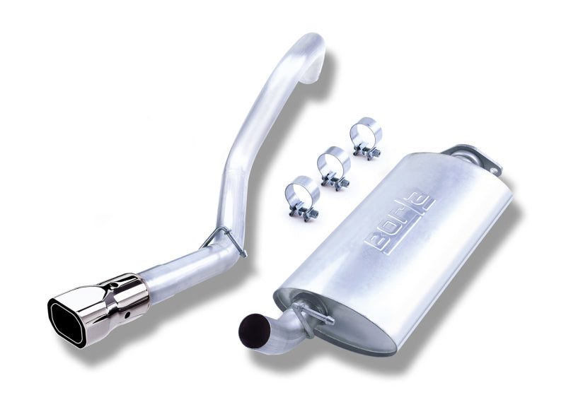 Borla 00-06 Jeep Wrangler Sport/SE/X/Rubicon Sahara 2.5L/4cyl 4.0L/6cyl SS Catback Exhaust - awdtuningtx