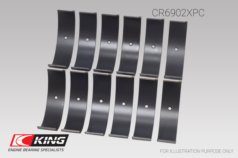 King Nissan VQ35HR/VQ37VHR/VR30DTT (Size STD) pMaxKote Rod Bearing Set - awdtuningtx