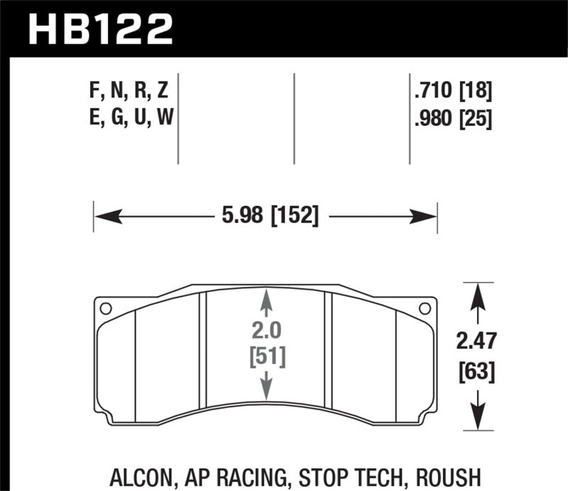Hawk 2007 Ford Mustang Saleen S281 Extreme HPS 5.0 Front Brake Pads - awdtuningtx