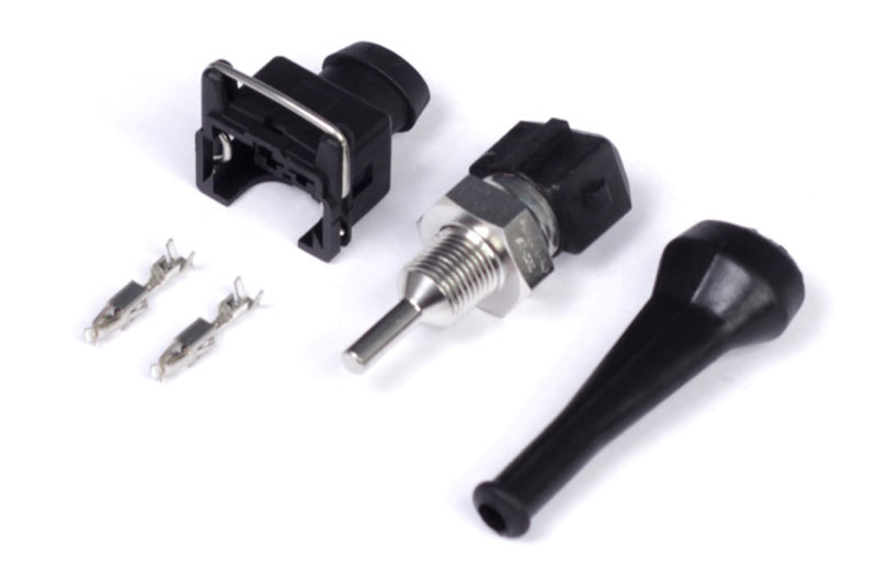 Haltech Oil Temperature Sensor High Range 150 Deg C 1/8 NPT Thread (Incl Bosch EV1 Plug & Pins) - awdtuningtx